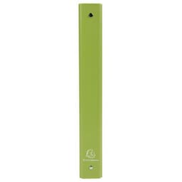 Lot de 20 Classeur rembordé polypropylène 4 anneaux 30mm - A4 - Anis - Image 2