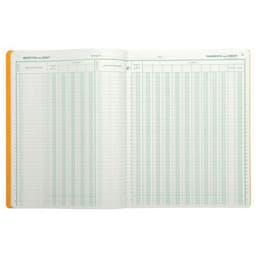 Lot de 5 Piqûre 32x25 Journal de caisse ou banque 80 pages - Image 3