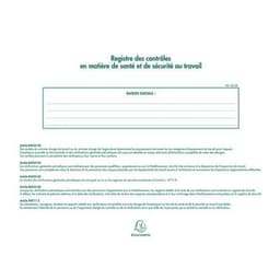 Lot de 5 Registre des contrôles de santé et de sécurité au travail - 20 pages - Image 4