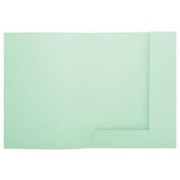 Lot de 5 paquets de 50 chemisess 2 rabats SUPER 210 - 24x32cm - vert - Image 2