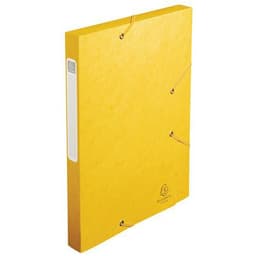 Lot de 25 Bte de class. Cartobox Dos 25mm cte lustrée A4 jaune - Image 2
