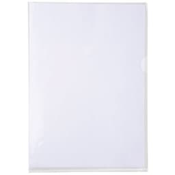 Etui carton de 100 poch. coin pvc lisse hr 13/100e A4 - Image principale