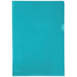 Etui carton de 100 poch. coin pvc lisse  hr 13/100e A4 vert - Image principale