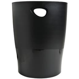Lot de 8 Corbeille à papier ECOBIN 15 litres avec poignées noir - Image 3