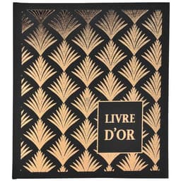 Lot de 2 livres d'or 140 pages 21x19cm PALMYRE Visuels assort - Image 3