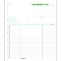 Lot de 5 Manifold commandes 21x18 cm 50 feuillets tripli autocopiants - Image 5