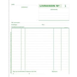 Lot de 10 Manifold Livraisons 21x18cm 50 feuillets dupli autocopiant - Image 4