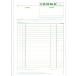 Lot de 5 Manifold Livraisons 29,7x21cm 50 feuillets dupli autocop. - Image 2