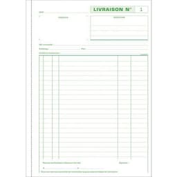 Lot de 5 Manifold Livraisons 29,7x21cm 50 feuillets tripli autocop. - Image 3