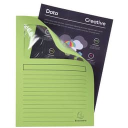 Lot de 4 paquets de 100 chemisess à fenêtre FOREVER 22x31 cm Vert Pré - Image 2