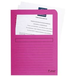 Lot de 4 paquets de 100 chemisess à fenêtre FOREVER 22x31 cm Fuchsia - Image 3