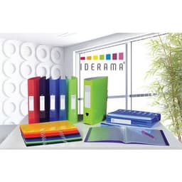 Lot de 10 Classeur 4 anneaux 30mm IDERAMA PP 7/10e - A4 maxi - Violet - Image 3