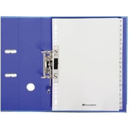 Lot de 10 Classeur rembordé papier Dos 80mm Forever - A4 maxi - Bleu - Image 2