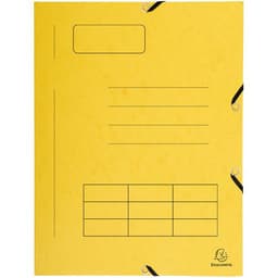 Lot de 50 Chemise à élastique Imprimée 3 rabats carte lustrée - A4 - Image 2