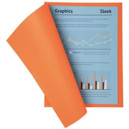 Lot de 5 paquets 100 chemisess SUPER 210 - 24x32cm - orange - Image 4