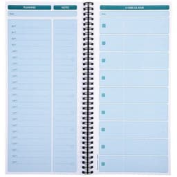 Lot de 5 Carnet spiralé 29,7x14cm - à faire ce jour - 125 feuilles - Image 4