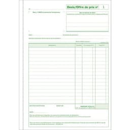 Lot de 5 Manifold Devis Micro-entrepreneur 50 feuillets dupli autocopiants - Image 4