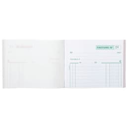 Lot de 10 Manifold Factures 10,5x13,5cm 50 feuillets dupli autocop. - Image 4