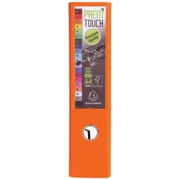 Lot de 10 Classeur à levier Prem'Touch - Dos 80mm - A4 maxi Orange - Image 4