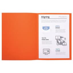 Lot de 10 paquets de 50 chem. Forever 170 100% recyclé 24x32cm orange - Image 3