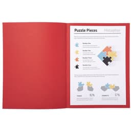 Lot de 5 paquets 100 chemisess SUPER 210 - 24x32cm - rouge - Image 3