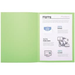 Lot de 5 paquets 100 chem. Forever 170 100% recyclé 24x32cm vert bleu - Image 4