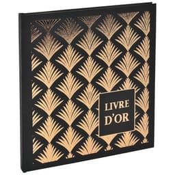 Lot de 2 livres d'or 140 pages 21x19cm PALMYRE Visuels assort - Image 5