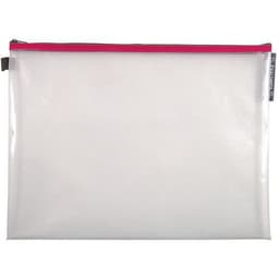 Lot de 10 Pochette à fermeture éclair en plast. souple A3 col. assort. - Image 3