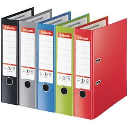 Lot de 10 Classeur à levier, 80 mm, A4+, polypropylène Assortis - Image principale