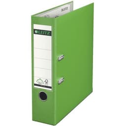 Lot de 20 Classeur à levier Leitz 180°, PP, 80 mm Vert clair - Image principale