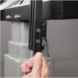 Support mobile motorisé réglable en hauteur de 42" à 100" pied en H - Conen - Image 2