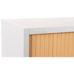 Armoire à rideaux Manutan 105X120X45 cm Alu/Hêtre - Image 7