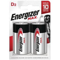 Lot de 2 Piles Max D - Lot de 2 - Energizer - Image principale
