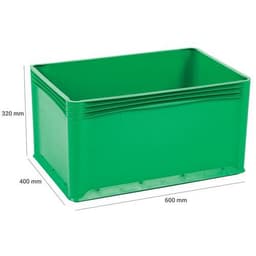 Bac norme Europe gerbable Eurowave - Longueur 400 à 600 mm - 10 à 60 L - UTZ - Image 2