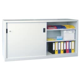 Armoire à monter porte coulissante - Basse - L 160 cm - Manutan Expert - Image 2