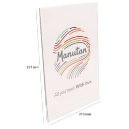 Pochette d'affichage transparente semi-rigide A4 ou A3 - Manutan Expert - Image 10
