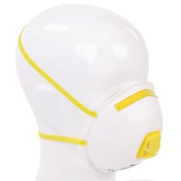 10 Demi-masques respiratoires coque à usage unique FFP1 Avec soupape - Image 11