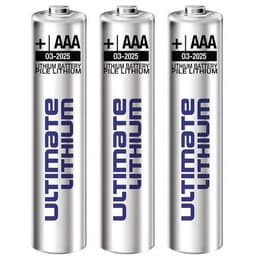 Lot de 3 Piles Lithium (AAA) - Testo - Image principale