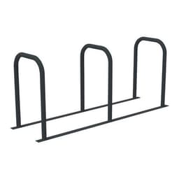 Borne vélos en U reliée 3U peinte gris anthracite - Image principale