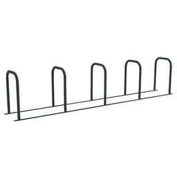 Borne vélos en U reliée 5U peinte gris anthracite - Image principale