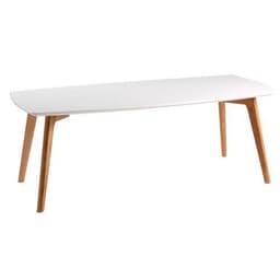 Table basse Marco 110x50 cm haut. 40 cm Chêne/Blanc - Image principale