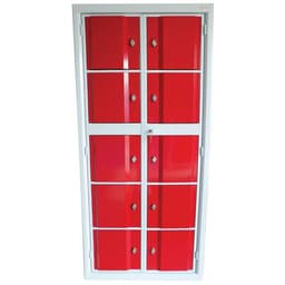 Armoire visitable Omega sans pieds 2 colonnes - Manutan Expert - Image principale