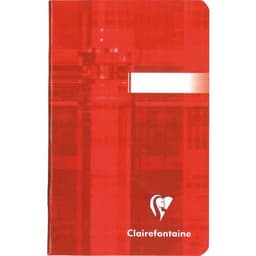 Carnet piqûre 96 pages - 90g - 5x5 - 9x14 cm - Image principale