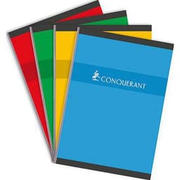 Cahier broché 70g A4 5x5 192 pages - Image principale