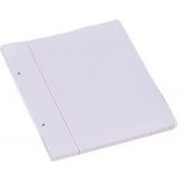 Feuillet recharge classeurs 90g 200 pages 17x22 cm seyes blanc (Etui de 100) - Image principale