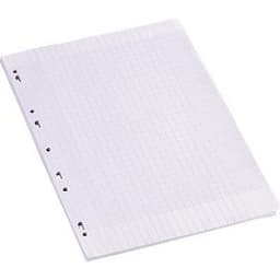 Feuillet recharge classeurs A4 seyes 100 pages blanc 90g NF 90 (Etui de 50) - Image principale