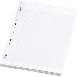 Feuillet recharge classeurs 200 pages A4 seyes blanc 90g (Etui de 100) - Image principale