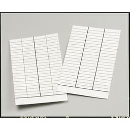 Fiche bibliothèque. A retourner 3 colonnes 75 x 125mm (Paquet de 250) - Image principale