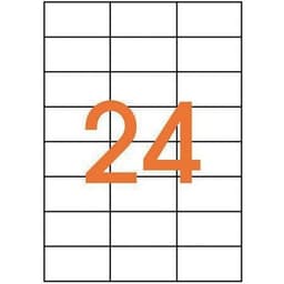 Étiquette adhésive 70x37 mm (Boîte de 2400) - Image principale