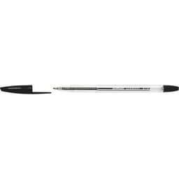 Stylo bille pointe moyenne corps transparent - Image principale